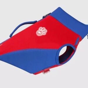 Canada Pooch Canine High Tide Life Jacket Red‎ Blue Size 10 // Weight 5-8lb